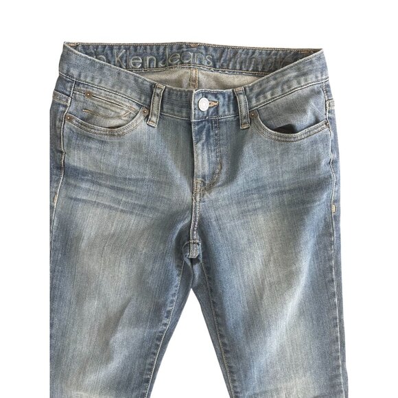 CALVIN KLEIN Light Wash Bootcut Jeans Size 4 / 27” - Picture 5 of 8